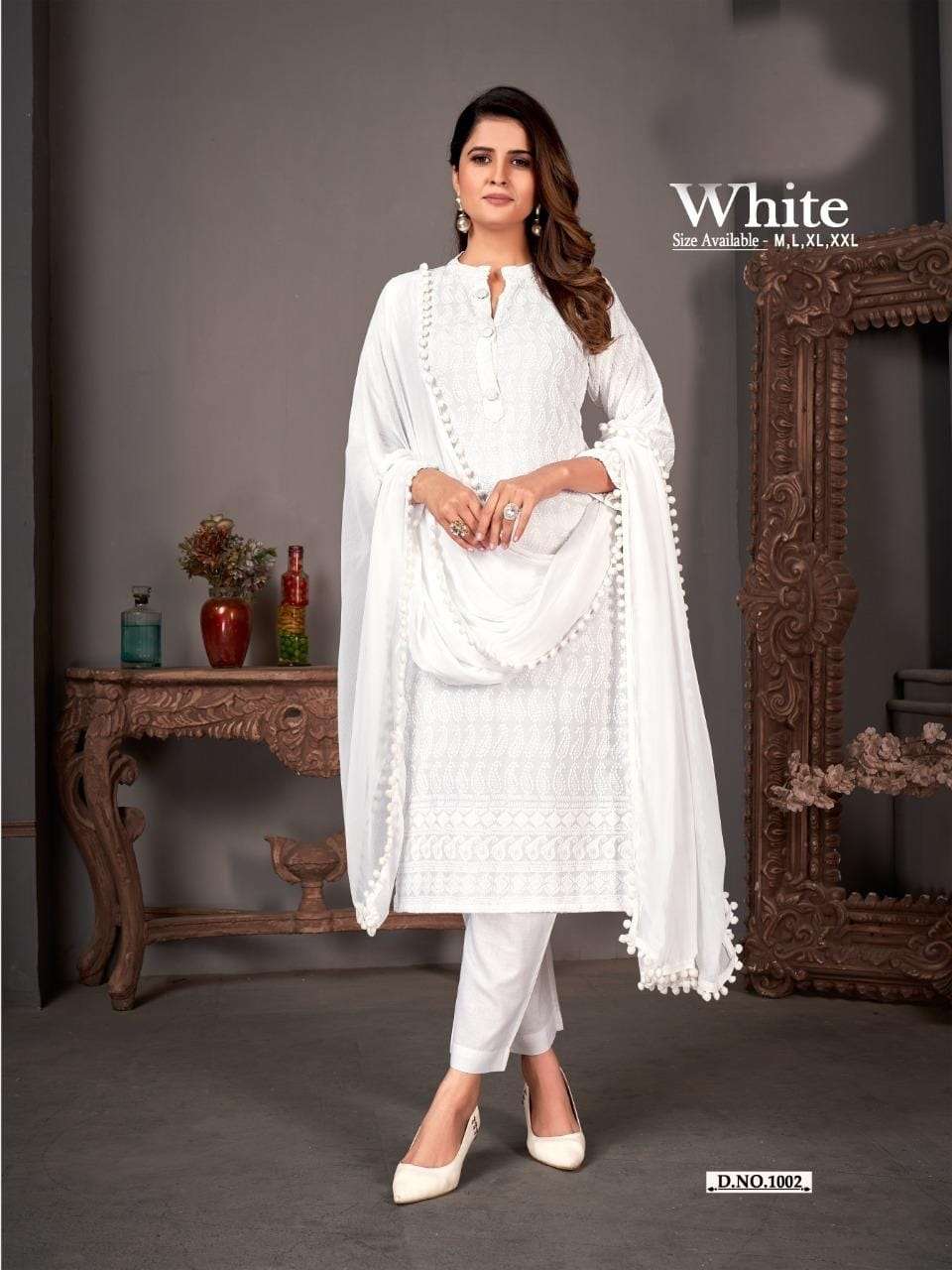 White By Poonam Designer 1001 To 1006 Series Beautiful Stylish Festive Suits Fancy Colorful Casual Wear & Ethnic Wear & Ready To Wear Pure Rayon Printed Dresses At Wholesale Price